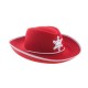 Kovbojský klobouk - dětský červený