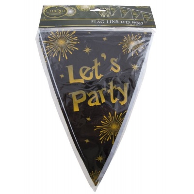 Girlanda vlajková  Lets party 5m