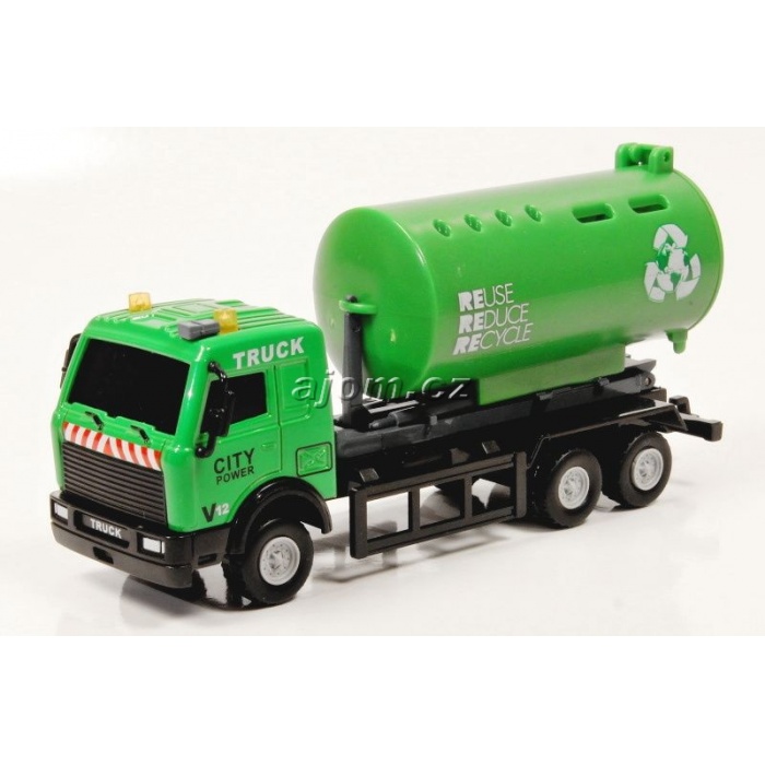 Model nákladního auta Mondo Motors kontejner na tříděný odpad - 1:64 Model nákladního auta Mondo Motors kontejner na tříděný odpad - 1:64