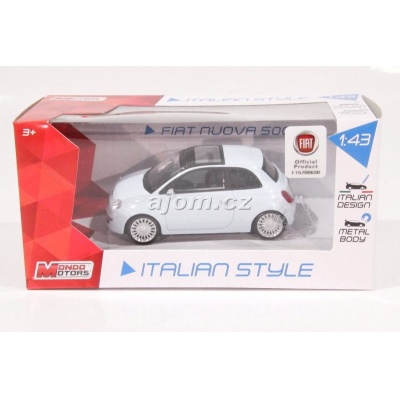 Fiat Nuova 500 model auta Mondo Motors 1:43