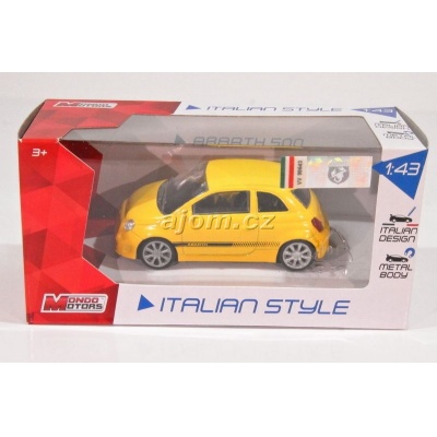 Fiat Abarth 500 model auta Mondo Motors 1:43