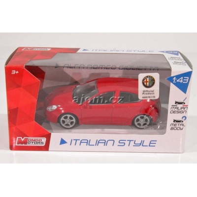 Alfa Romeo Giulietta model auta Mondo Motors 1:43