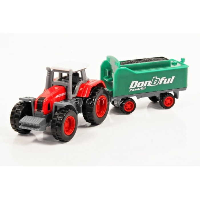 Model Traktor s vlečkou 01 - 1:72