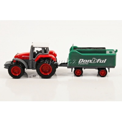 Model Traktor s vlečkou 01 - 1:72