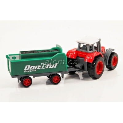 Model Traktor s vlečkou 01 - 1:72