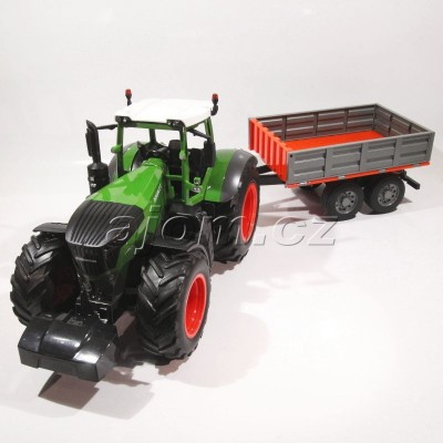 Traktor s vlečkou na dálkové ovládání 2,4 GHz