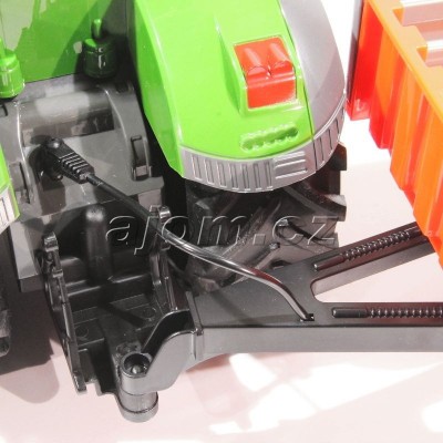Traktor s vlečkou na dálkové ovládání 2,4 GHz