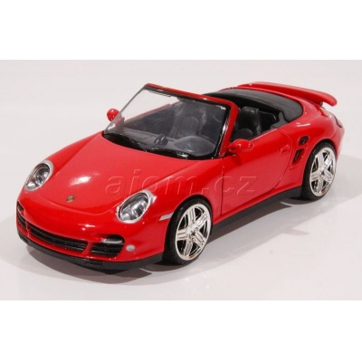 Porsche 911 Turbo Cabriolet model auta Mondo Motors 1:24