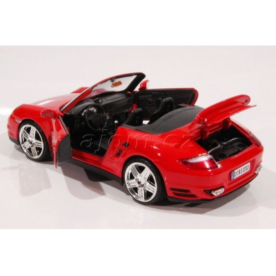 Porsche 911 Turbo Cabriolet model auta Mondo Motors 1:24