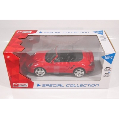 Porsche 911 Turbo Cabriolet model auta Mondo Motors 1:24