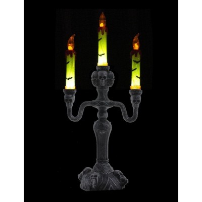Svícen svítící Halloween dekorace 40cm