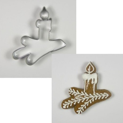 Vykrajovátko Vánoční svíčka 61 x 57 mm