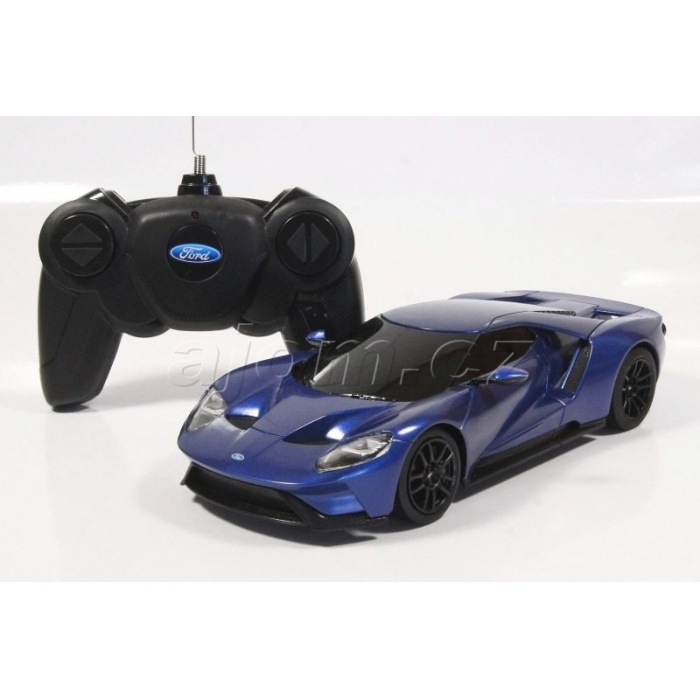 RC model Ford GT auto na dálkové ovládání 1:24 modrý