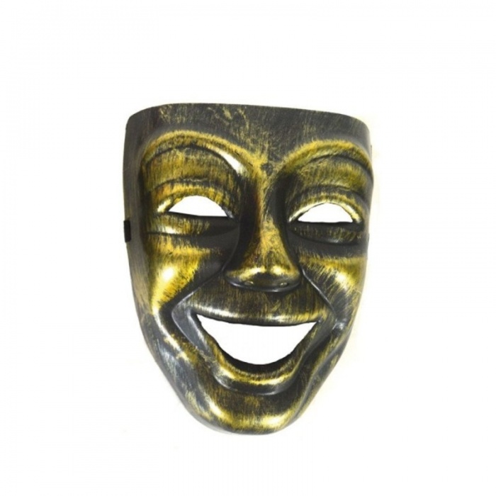 Maska - benátská zlatá