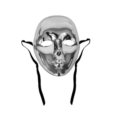 Maska dětská - stříbrná