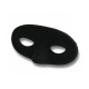 Škraboška maska látková černá