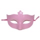 Škraboška maska s korunkou - růžová