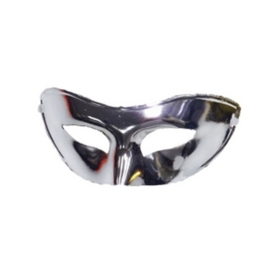 Škraboška stříbrná maska