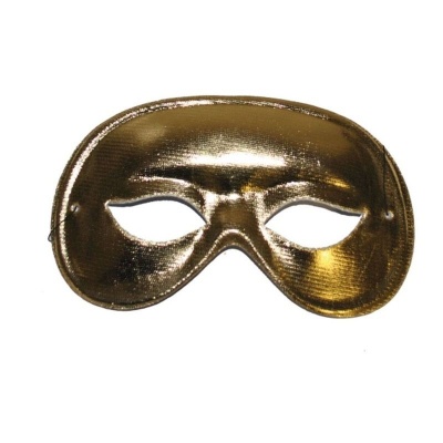 Škraboška maska - zlatá