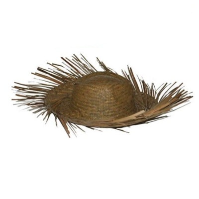 Plážový slaměný klobouk přírodní slamák