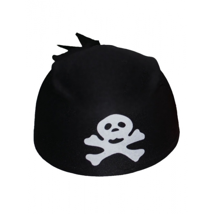 Čapka pirát - černá