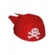 Čapka pirát - červená