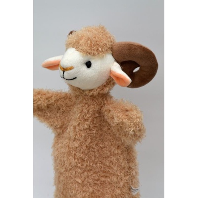 Beránek 27cm maňásek
