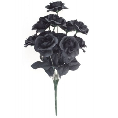 Kytice černé růže
