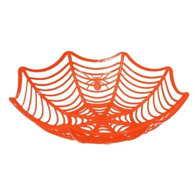 Mísa pavučina oranžová