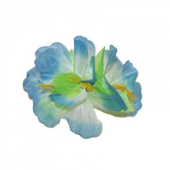 Spona havaj - modré květy 12cm