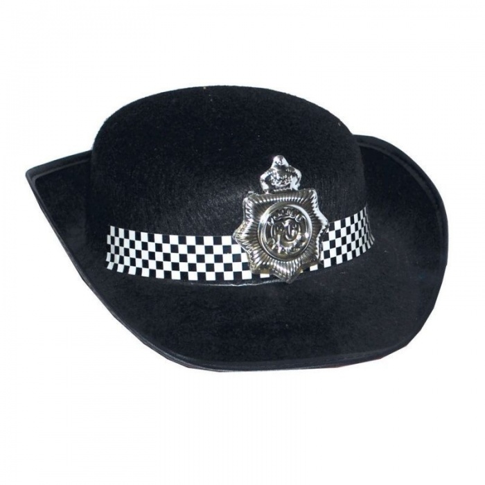 Policejní klobouk dámský černý