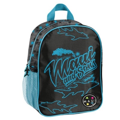 Dětský batoh jednokomorový Maui and Sons Black Shark