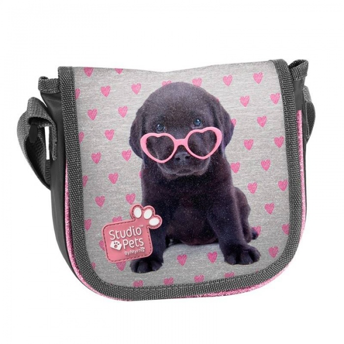 Kabelka taška přes rameno Pejsek štěně s brýlemi