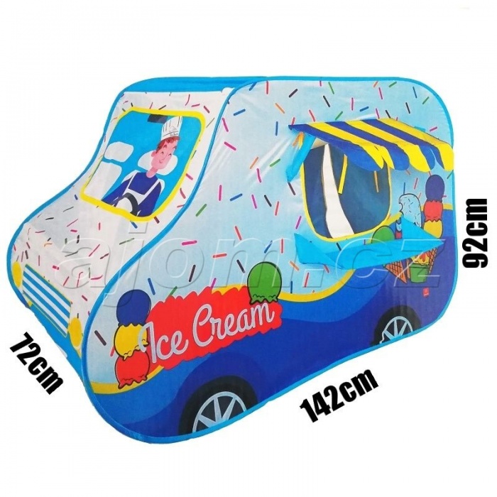 Dětský stan na hraní Zmrzlinářské auto