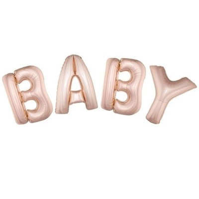 Foliové balónky Baby růžové 102cm