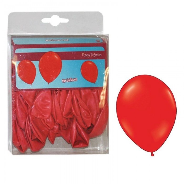 Balónky červené - 40ks