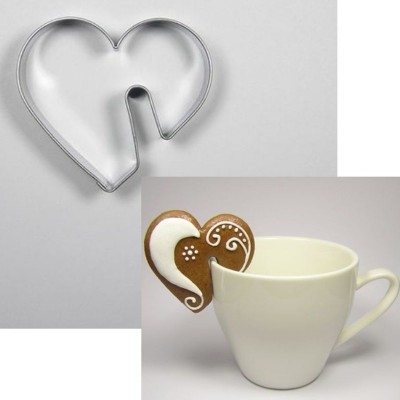 Vykrajovátko Srdíčko na hrnek 55 x 50 mm