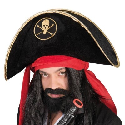 Klobouk pirát kapitán