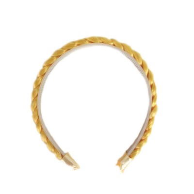 Čelenka spletené vlasy blond