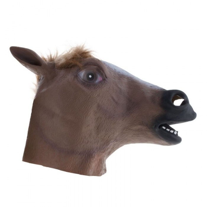 Gumová maska Kůň