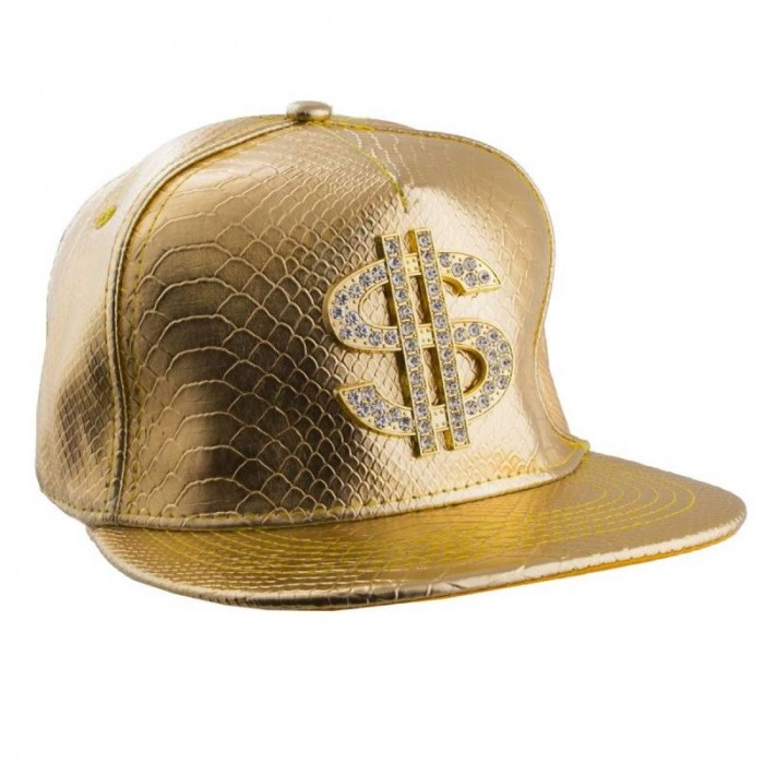 Zlatá čepice rapper dolar