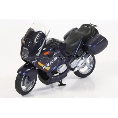 Motorka BMW španělská Policie Polizia modrá model Mondo Motors 1:18