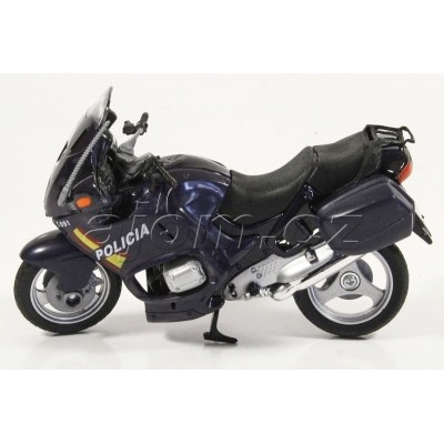 Motorka BMW španělská Policie Polizia modrá model Mondo Motors 1:18