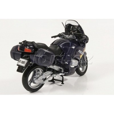 Motorka BMW španělská Policie Polizia modrá model Mondo Motors 1:18