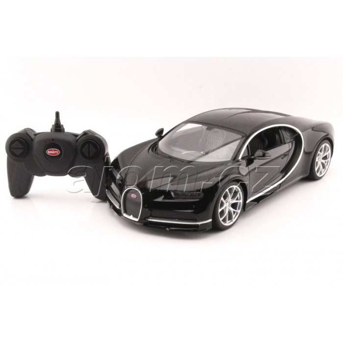 RC model Bugatti Chiron černé auto na dálkové ovládání 1:14