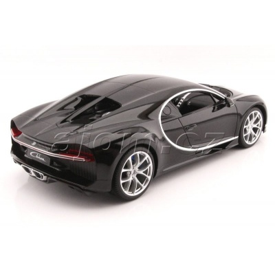 RC model Bugatti Chiron černé auto na dálkové ovládání 1:14