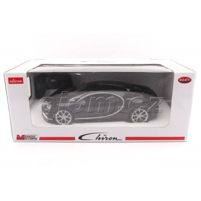 RC model Bugatti Chiron černé auto na dálkové ovládání 1:14