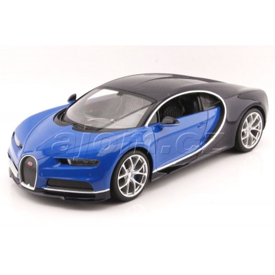 RC model Bugatti Chiron modré auto na dálkové ovládání 1:14