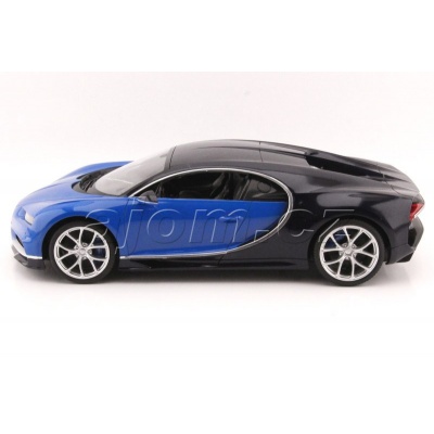 RC model Bugatti Chiron modré auto na dálkové ovládání 1:14