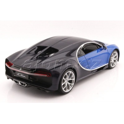 RC model Bugatti Chiron modré auto na dálkové ovládání 1:14